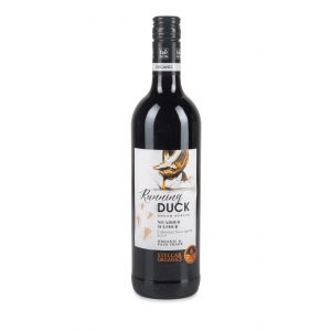 A wine bottle, Running Duck Sulpher Free Cabinet Sauvignon