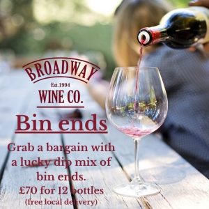 Broadway Wine Company Bin Ends May